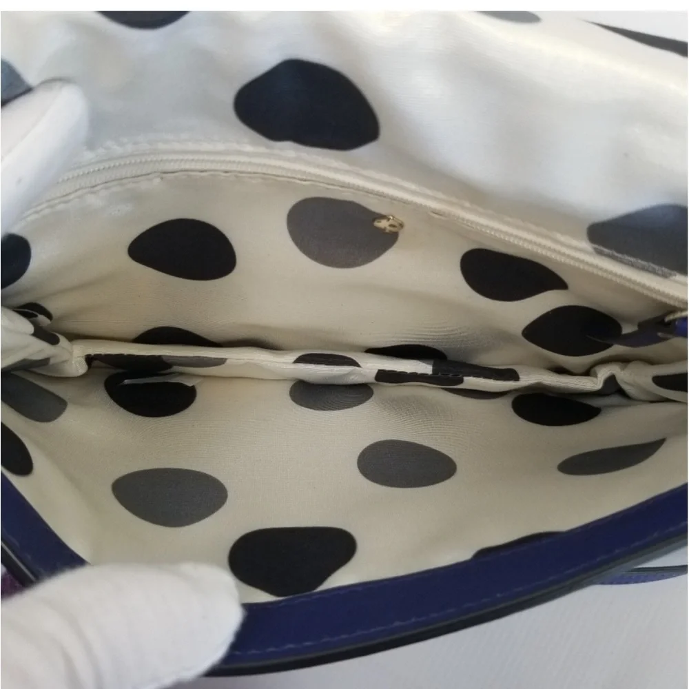 Kate Spade Leather Crossbody with Patent Bow Envelope Crossbody bag